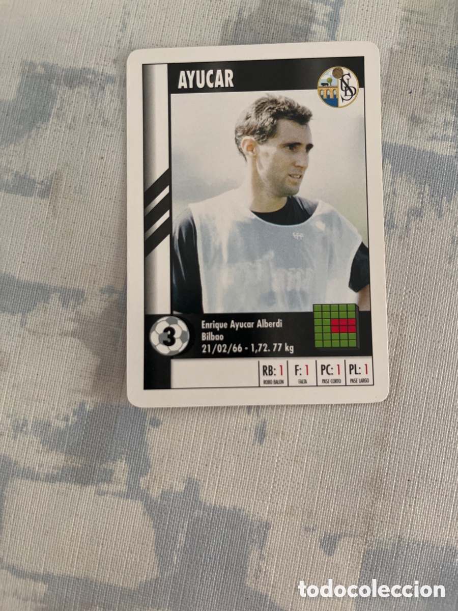 Cartes &agrave; collectionner de Football: AYUCAR SALAMANCA SUPER GOL 95 96 MARCA LFP 1995 1996 CARTA FOURNIER PERFECTO ESTADO