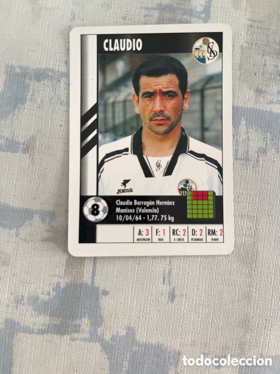Fu&szlig;ball-Sticker: CLAUDIO SALAMANCA SUPER GOL 95 96 MARCA LFP 1995 1996 CARTA FOURNIER PERFECTO ESTADO