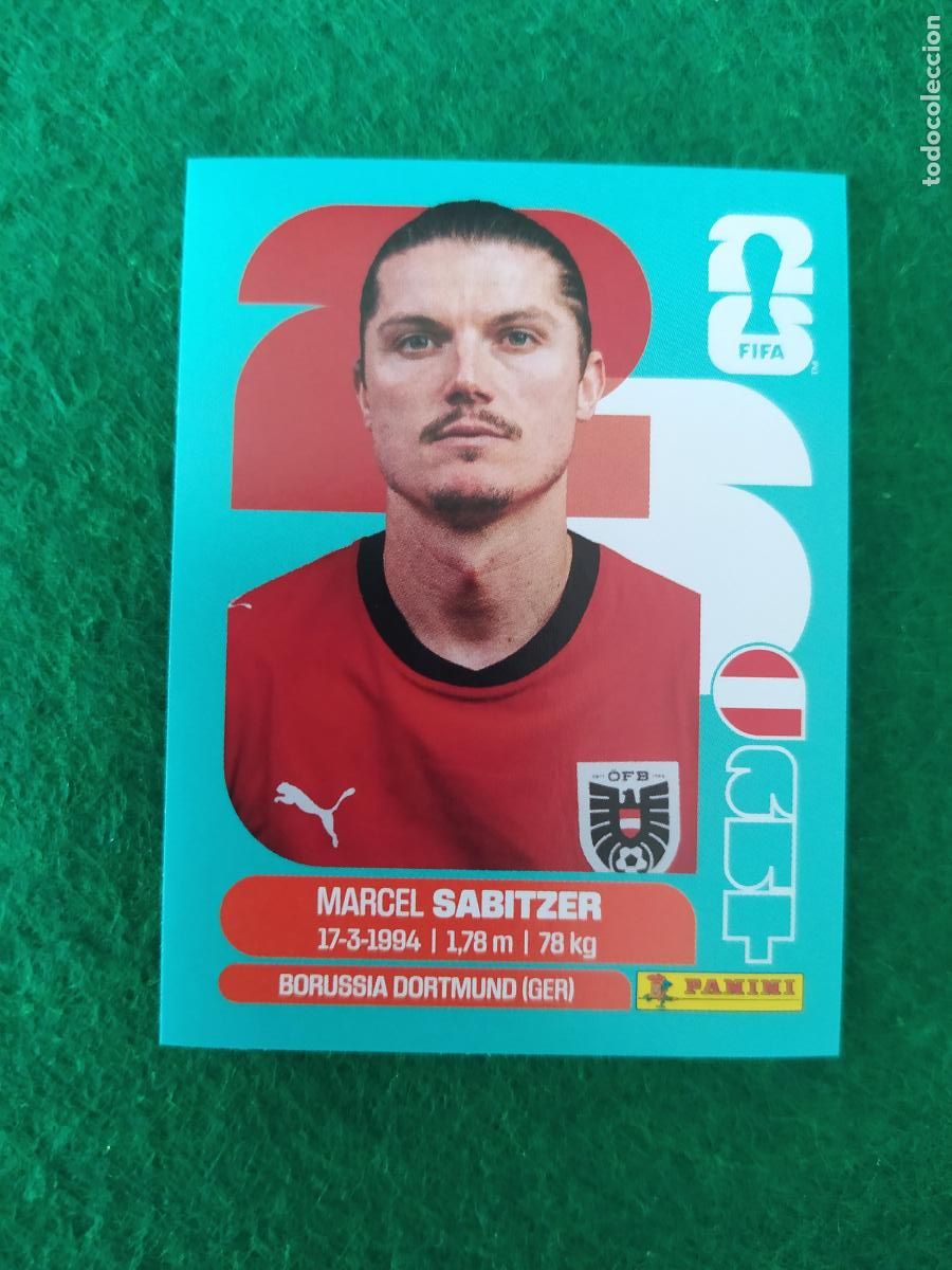 Cromos de F&uacute;tbol: OFFICIAL STICKER COLLECTION WORLD CUP MUNDIAL 2026 - AUSTRIA N&ordm; 11 SABITZER