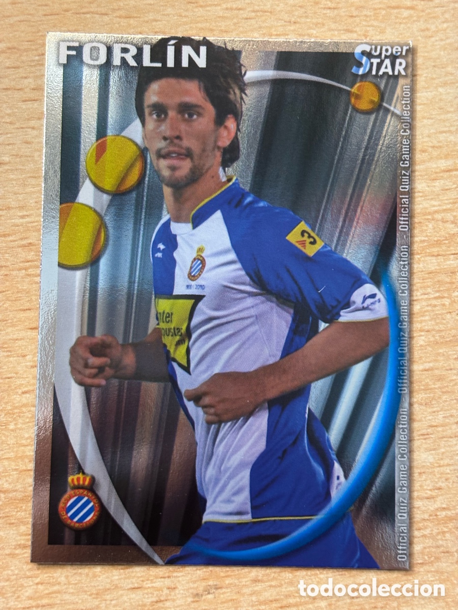 Cromos de F&uacute;tbol: # 294 Forl&iacute;n RCD Espa&ntilde;ol Superstar Mundicromo 2011 brillo liso