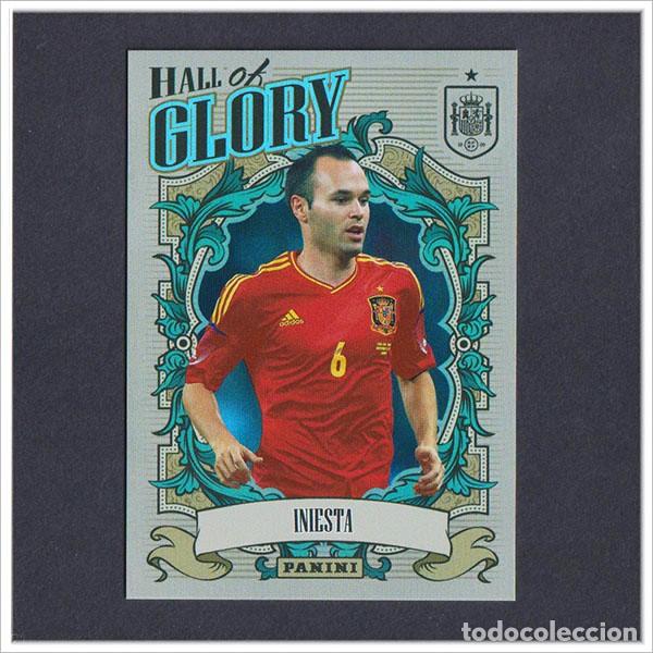 Cromos de F&uacute;tbol: TRIBUTO SELECCI&Oacute;N ESPA&Ntilde;OLA 2010 2026 PANINI INIESTA HG8 8 HALL OF GLORY ESPA&Ntilde;A ALBUM LIGA MUNDIAL
