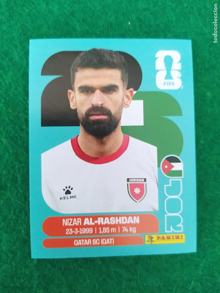 Cromos de F&uacute;tbol: OFFICIAL STICKER COLLECTION WORLD CUP MUNDIAL 2026 - JORDANIA N&ordm; 10 AL-RASHDAN