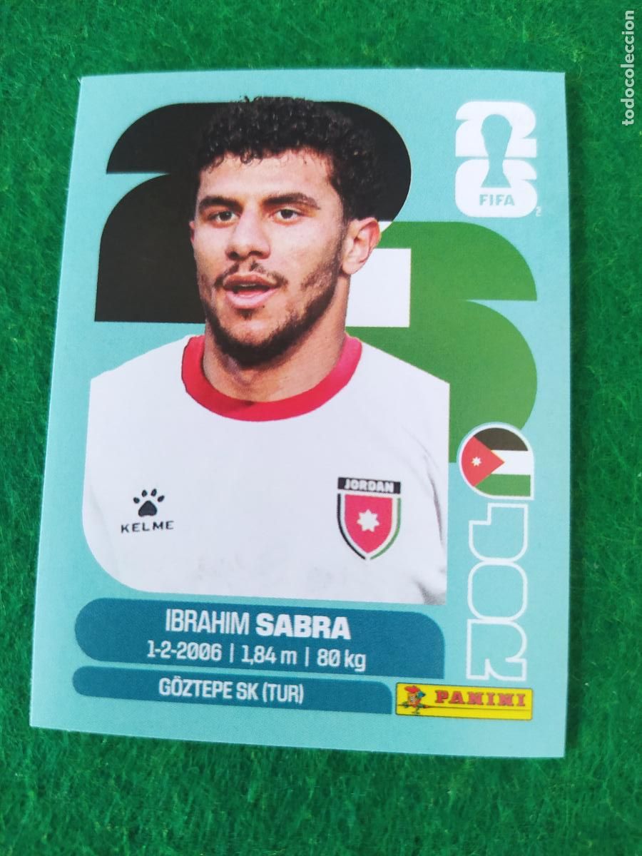Cromos de F&uacute;tbol: OFFICIAL STICKER COLLECTION WORLD CUP MUNDIAL 2026 - JORDANIA N&ordm; 20 SABRA