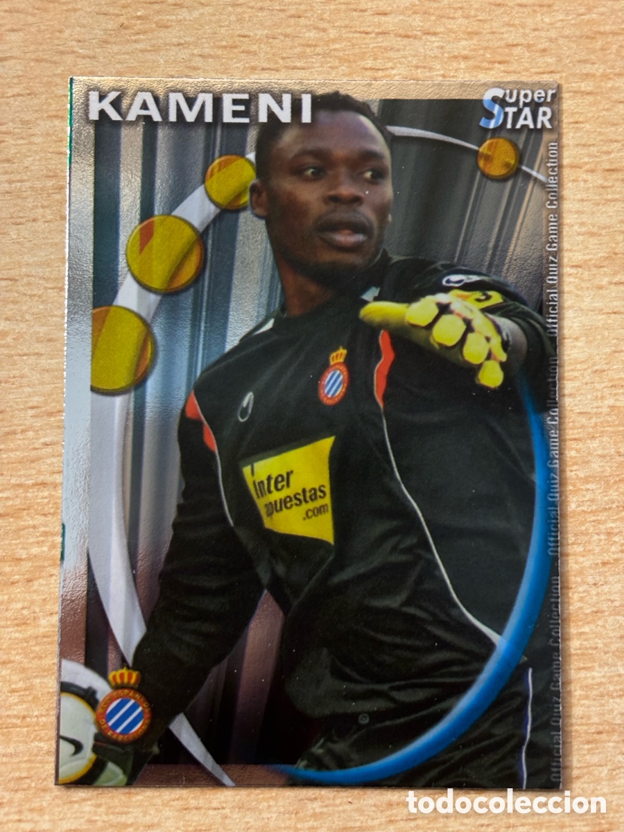 Cromos de F&uacute;tbol: # 293 Kameni RCD Espa&ntilde;ol Superstar Mundicromo 2011 brillo liso