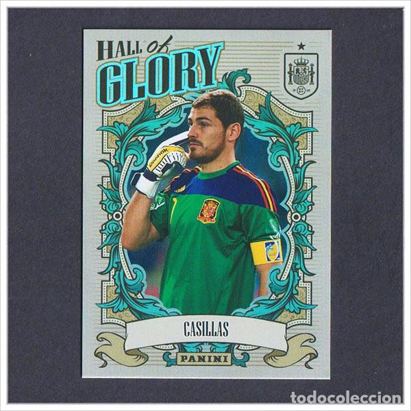 Cromos de F&uacute;tbol: TRIBUTO SELECCI&Oacute;N ESPA&Ntilde;OLA 2010 2026 PANINI IKER CASILLAS HG4 4 HALL OF GLORY ESPA&Ntilde;A LIGA MUNDIAL