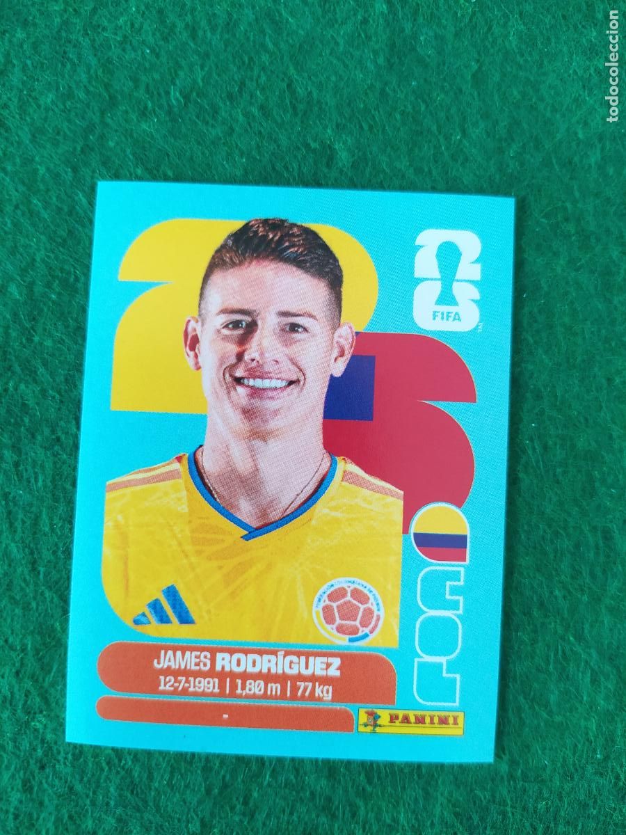 Cromos de F&uacute;tbol: OFFICIAL STICKER COLLECTION WORLD CUP MUNDIAL 2026 - COLOMBIA N&ordm; 14 JAMES