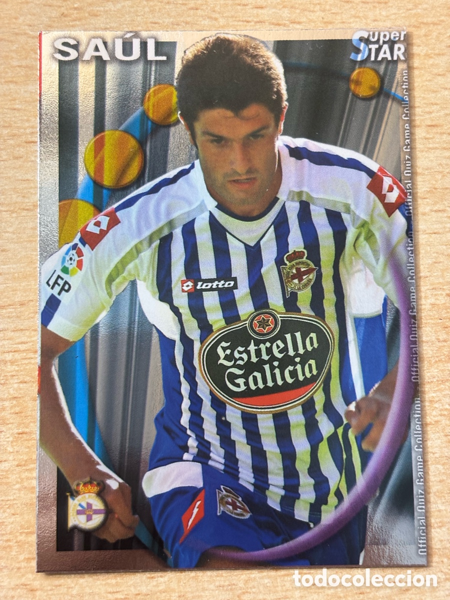 Cromos de F&uacute;tbol: # 270 Sa&uacute;l Deportivo de La Coru&ntilde;a Superstar Mundicromo 2011 brillo liso