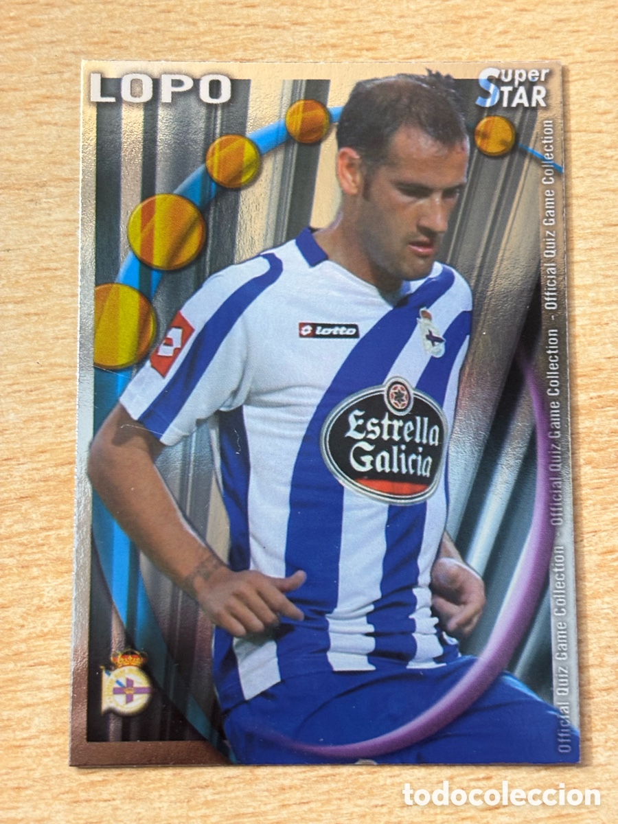 Figurine di Calcio: # 267 Lopo Deportivo de La Coru&ntilde;a Superstar Mundicromo 2011 brillo liso