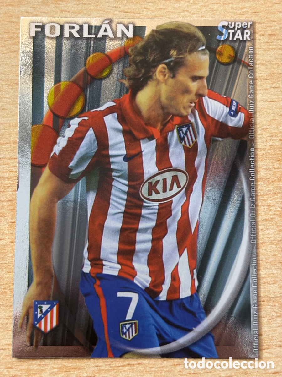 Figurine di Calcio: # 243 Forl&aacute;n Atl&eacute;tico de Madrid Superstar Mundicromo 2011 brillo liso