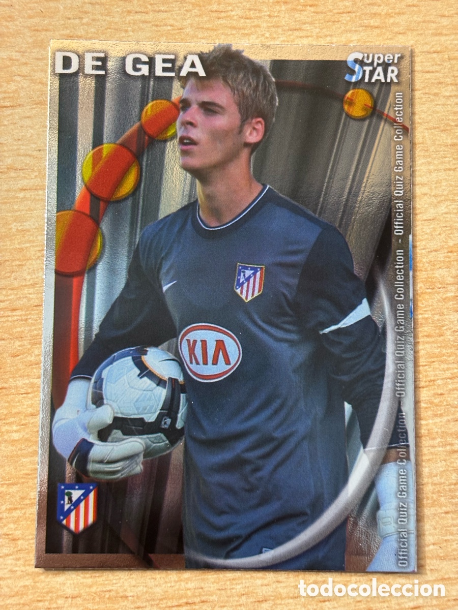 Cromos de Futebol: # 239 De Gea Atl&eacute;tico de Madrid Superstar Mundicromo 2011 brillo liso