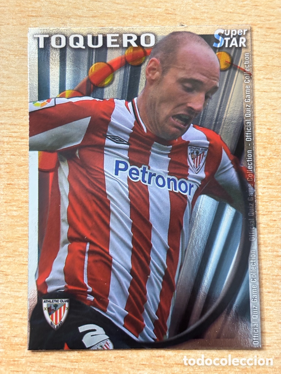 Cromos de Futebol: # 215 Toquero Athletic Club de Bilbao Superstar Mundicromo 2011 brillo liso