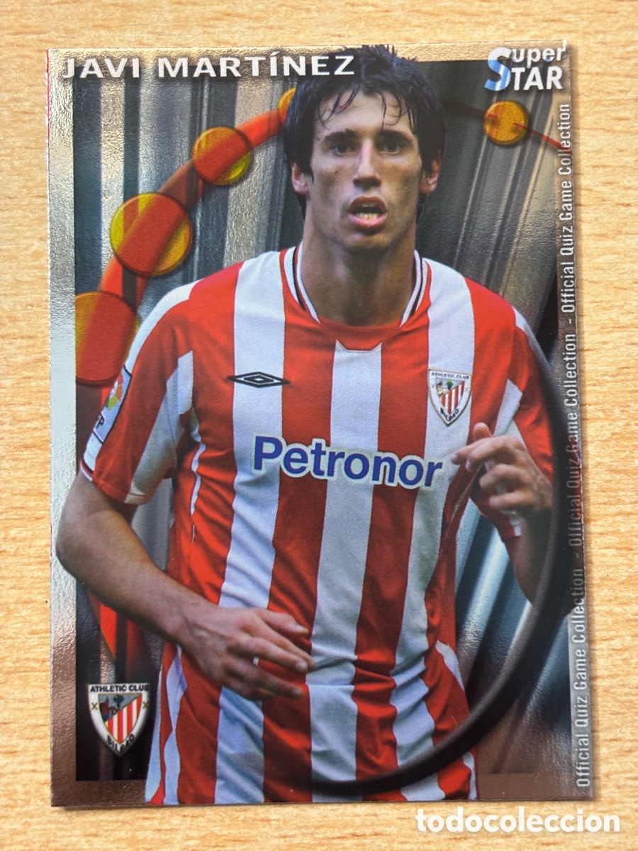 Cromos de Futebol: # 213 Javi Martinez Athletic Club de Bilbao Superstar Mundicromo 2011 brillo liso
