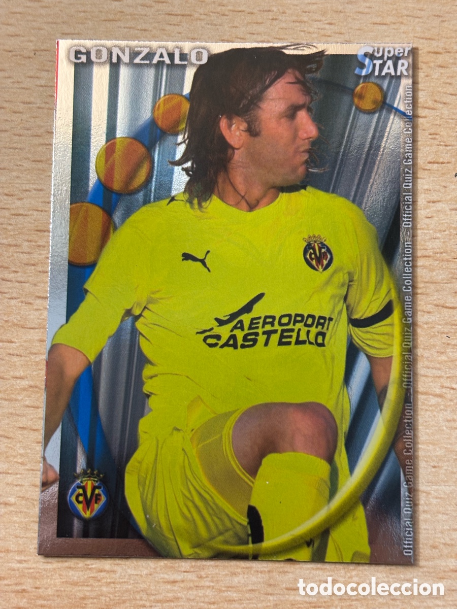 Cromos de Futebol: # 187 Gonzalo Villarreal CF Superstar Mundicromo 2011 brillo liso