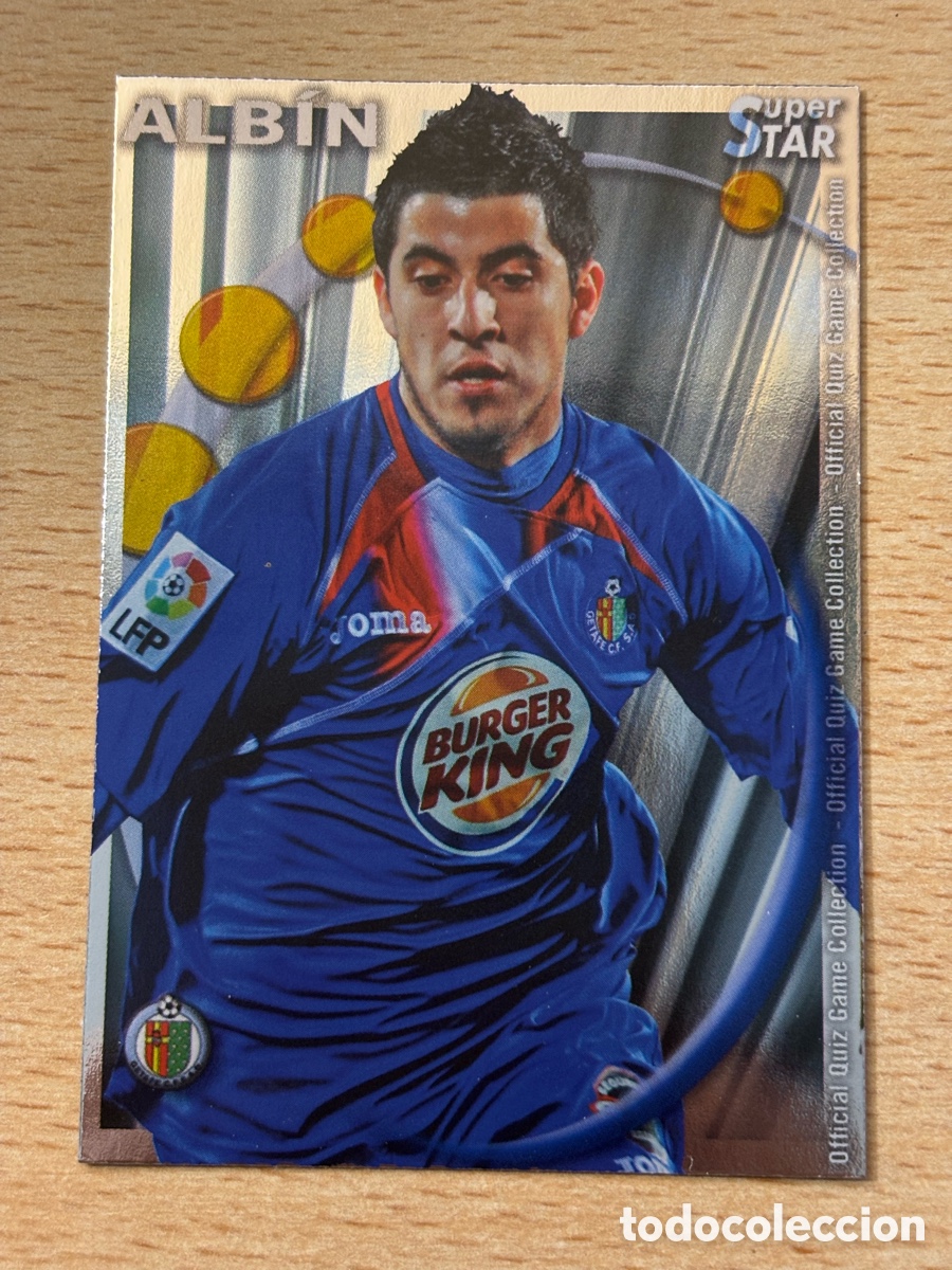 Cromos de F&uacute;tbol: # 162 Alb&iacute;n Getafe CF Superstar Mundicromo 2011 brillo liso
