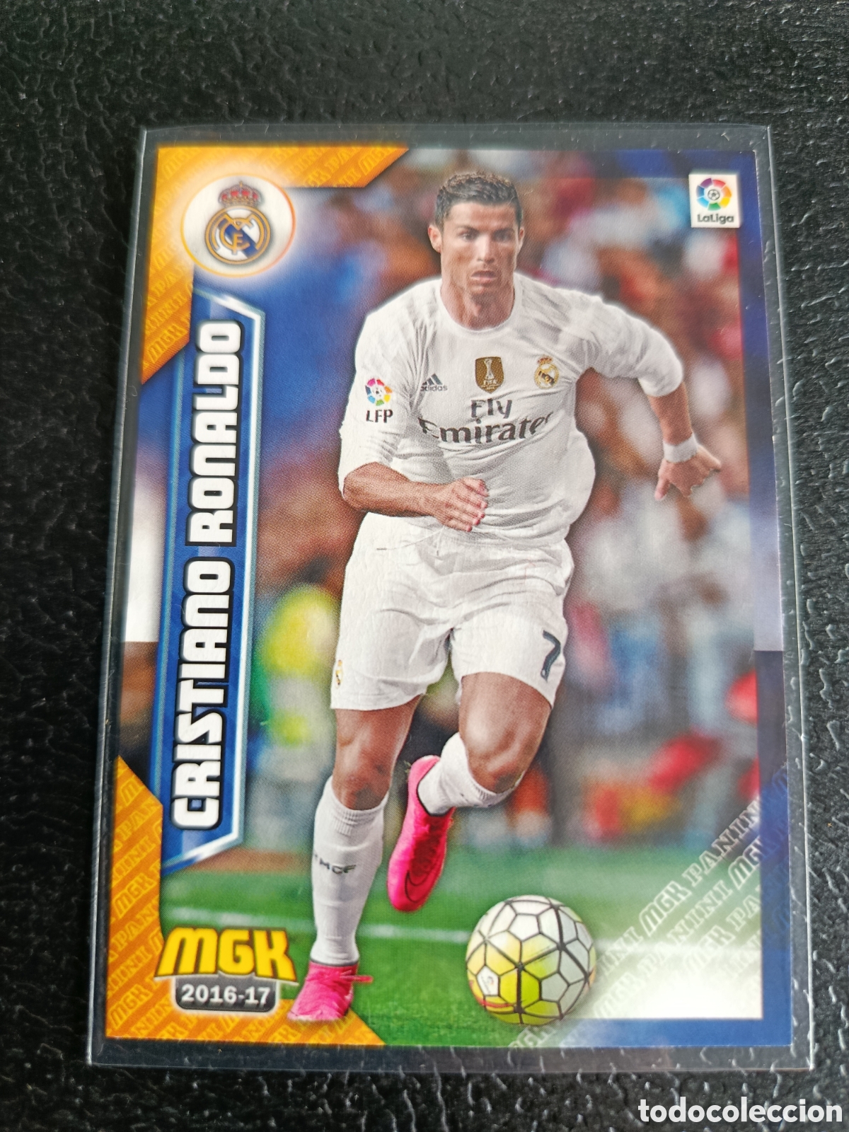 Cromos de F&uacute;tbol: CARD 344 CRISTIANO RONALDO REAL MADRID PORTUGAL - PANINI MEGACRACKS MGK LIGA 2016 2017 16 17 F&Uacute;TBOL