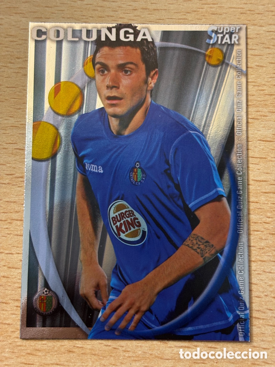 Cromos de F&uacute;tbol: # 161 Colunga Getafe CF Superstar Mundicromo 2011 brillo liso
