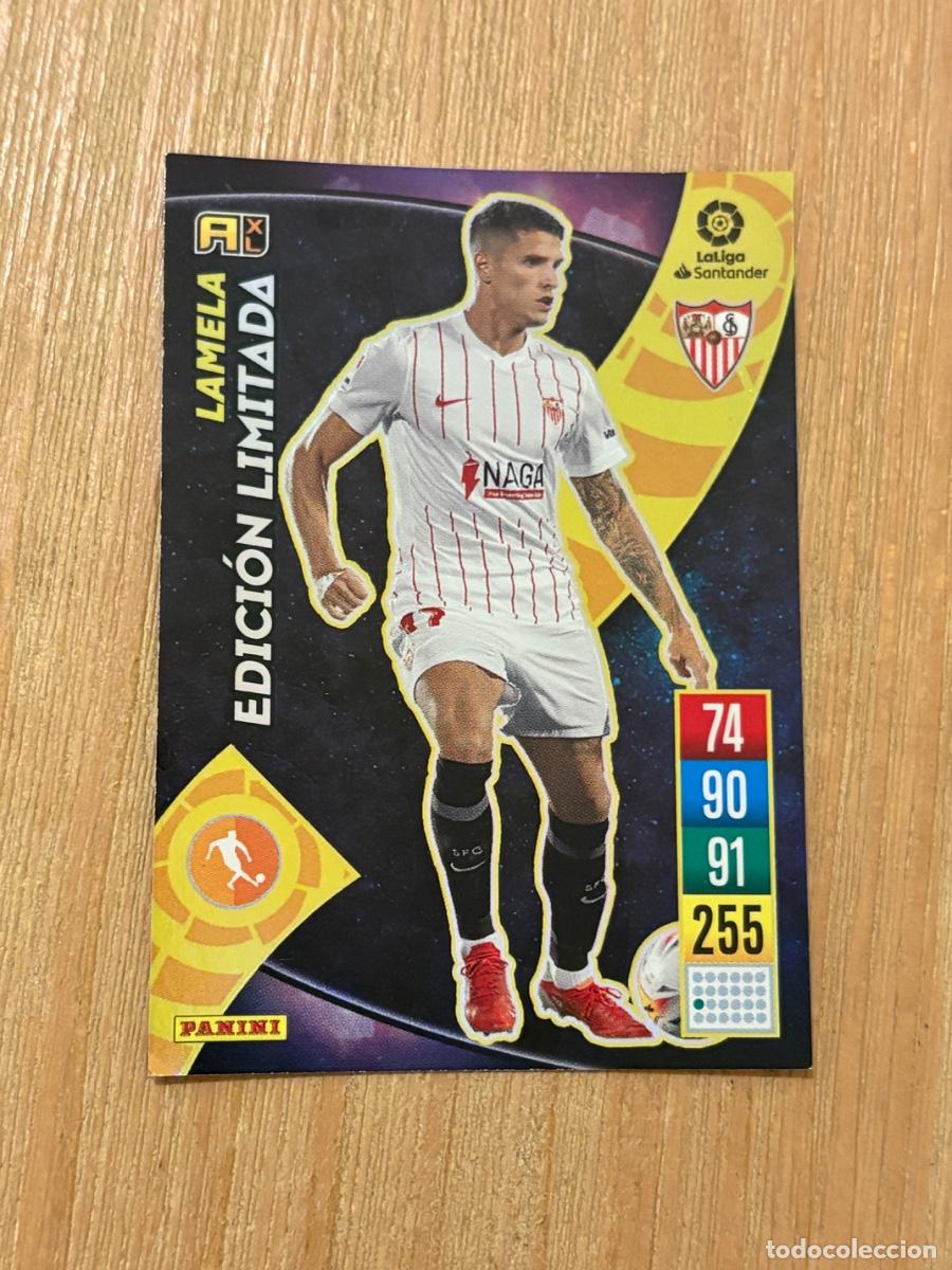 Cromos de F&uacute;tbol: 21. CROMO PANINI ADRENALYN 2021-22 21-22 EDICI&Oacute;N LIMITADA LAMELA