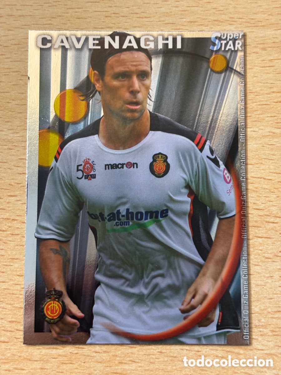 Cromos de F&uacute;tbol: # 135 Cavenaghi RCD Mallorca Superstar Mundicromo 2011 brillo liso