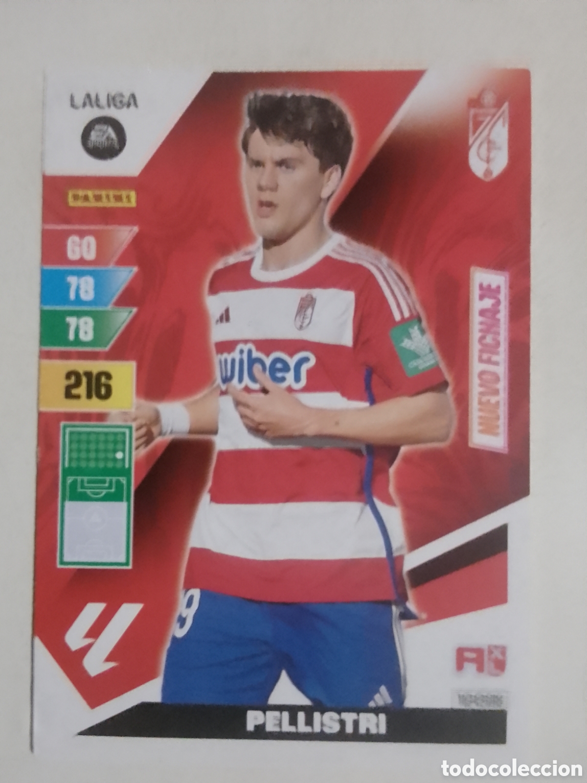 Cromos de F&uacute;tbol: Adrenalyn XL 2023-24 n&deg; 196 BIS Pellistri &bull; Granada. NUEVO FICHAJE.