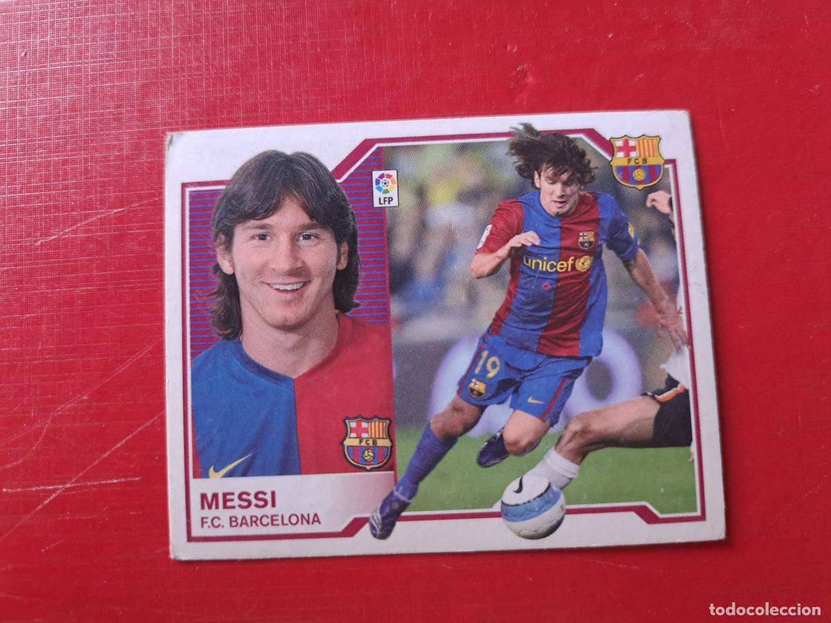 Cromos de F&uacute;tbol: ESTE BARCELONA MESSI 07 08 2007 2008 NUNCA PEGADO