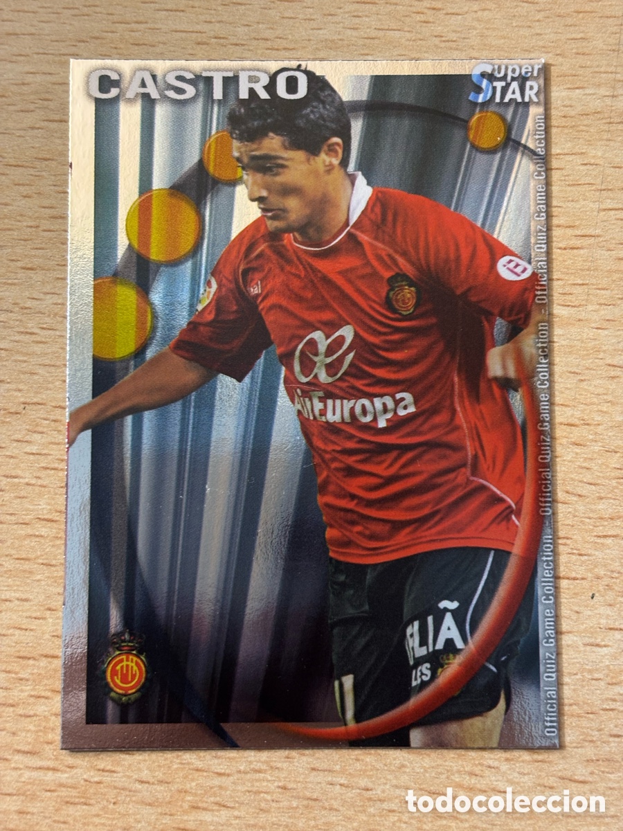 Cromos de F&uacute;tbol: # 134 Castro RCD Mallorca Superstar Mundicromo 2011 brillo liso