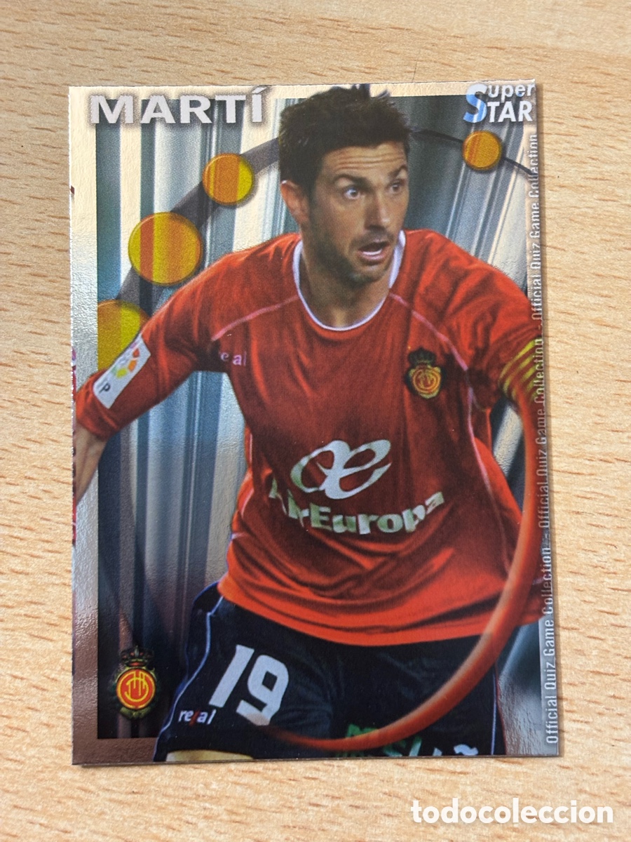 Cromos de F&uacute;tbol: # 133 Mart&iacute; RCD Mallorca Superstar Mundicromo 2011 brillo liso