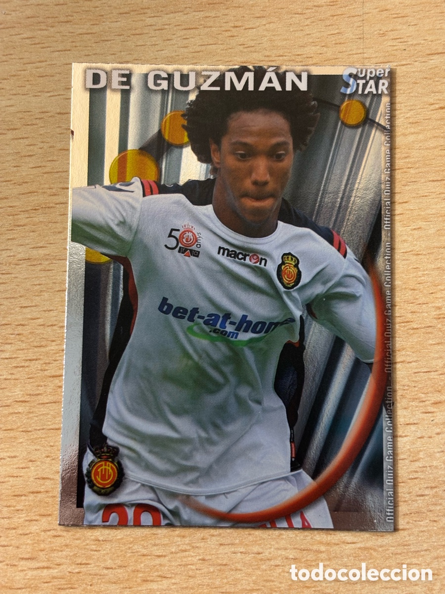 Cromos de F&uacute;tbol: # 132 De Guzm&aacute;n RCD Mallorca Superstar Mundicromo 2011 brillo liso