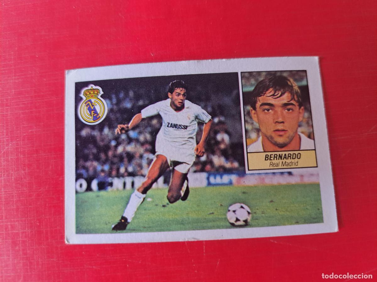 Cromos de F&uacute;tbol: ALF ESTE 84 85 1984 1985 BERNARDO REAL MADRID NUNCA PEGADO