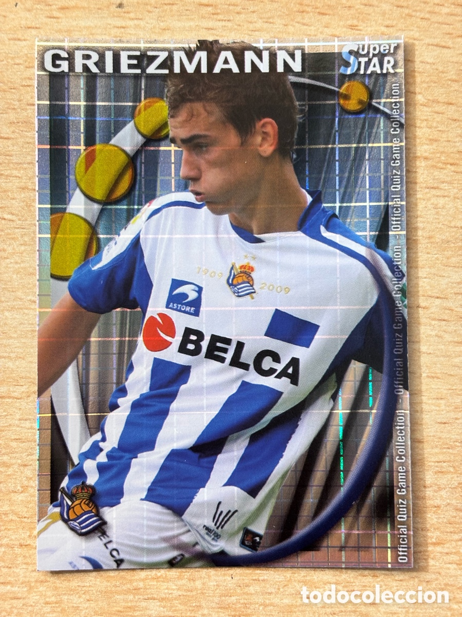 Cromos de Futebol: # 484 Griezmann Real Sociedad Superstar Mundicromo 2011 fondo cuadros