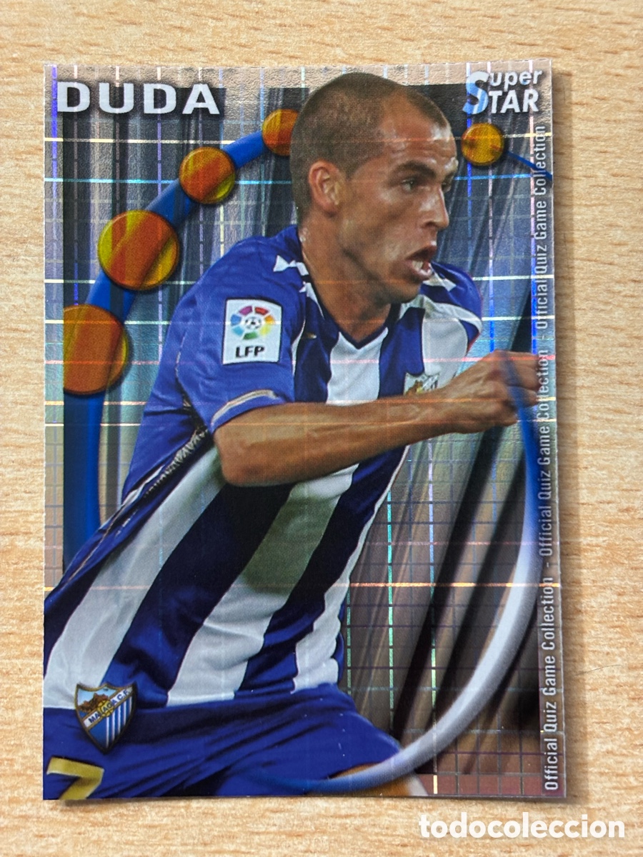 Cromos de Futebol: # 456 Duda M&aacute;laga CF Superstar Mundicromo 2011 fondo cuadros