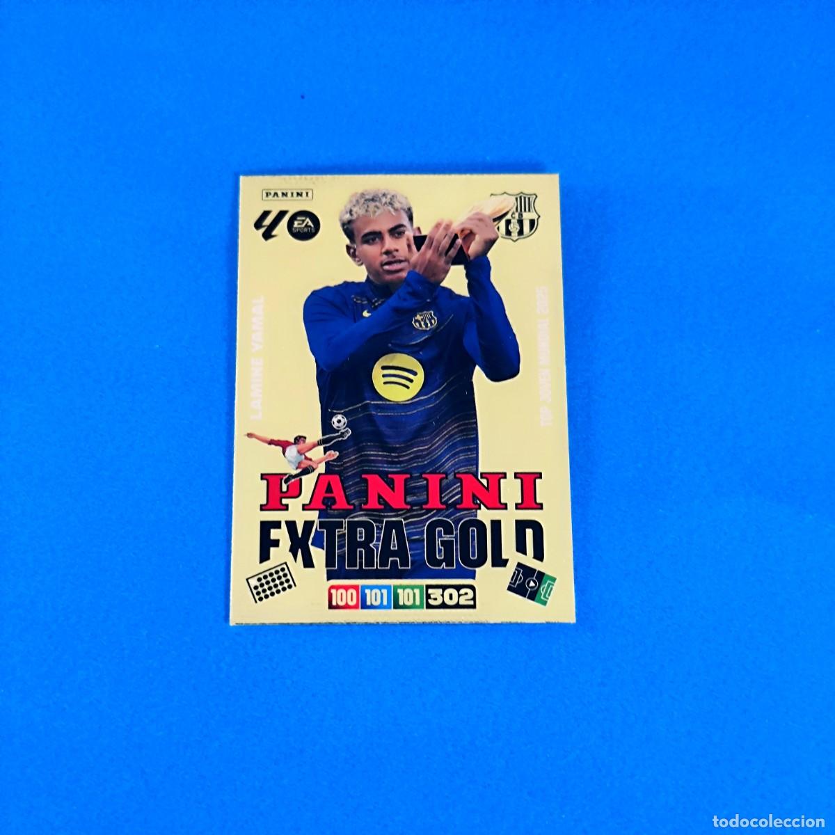 Football Stickers: Adrenalyn 2025 2026 / 25 26 Panini Extra Gold Lamine Yamal Barcelona