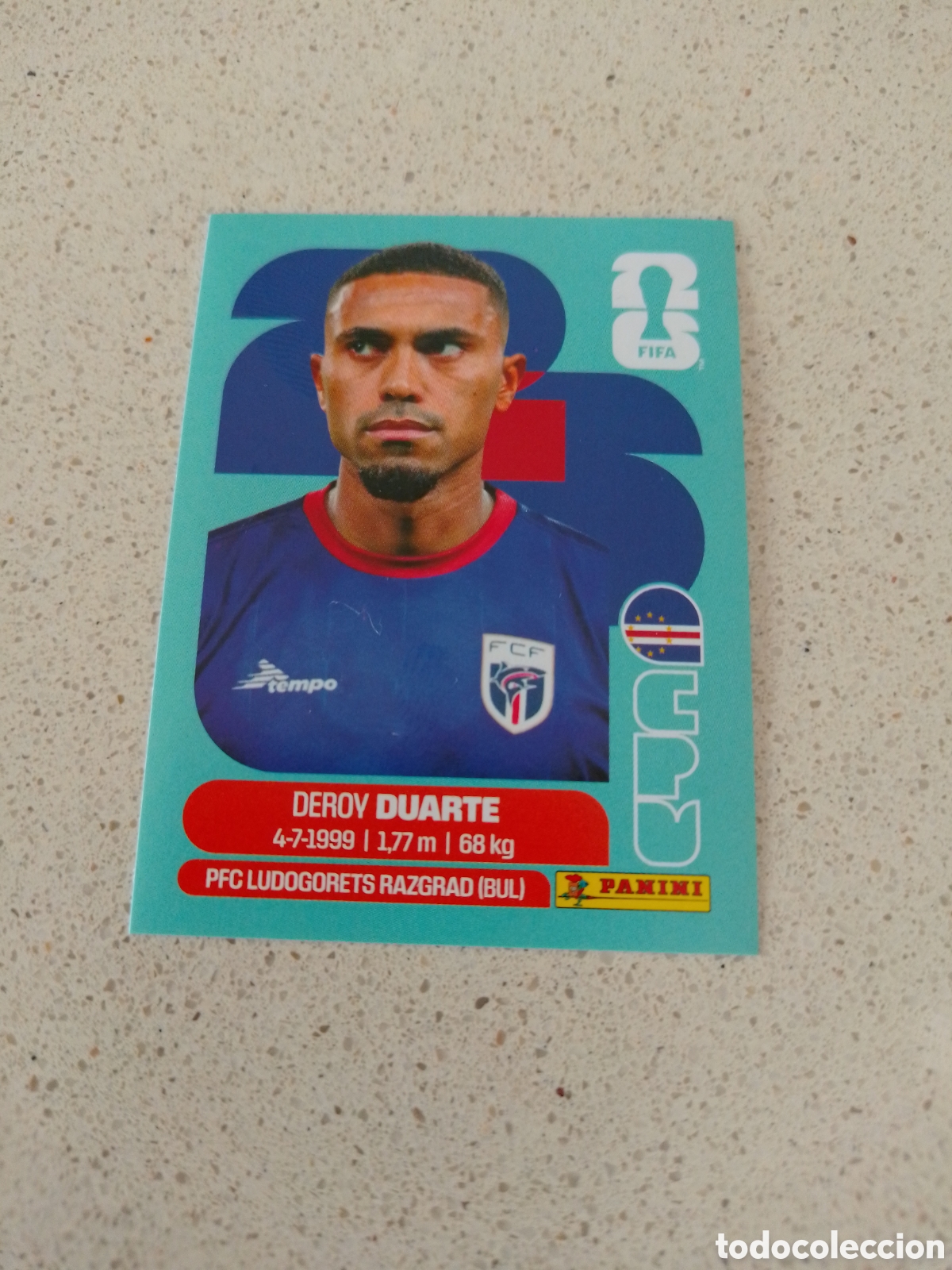 Cromos de Futebol: CROMO NUMERO 14 DUARTE CAVO VERDE. MUNDIAL 2026. PANINI.