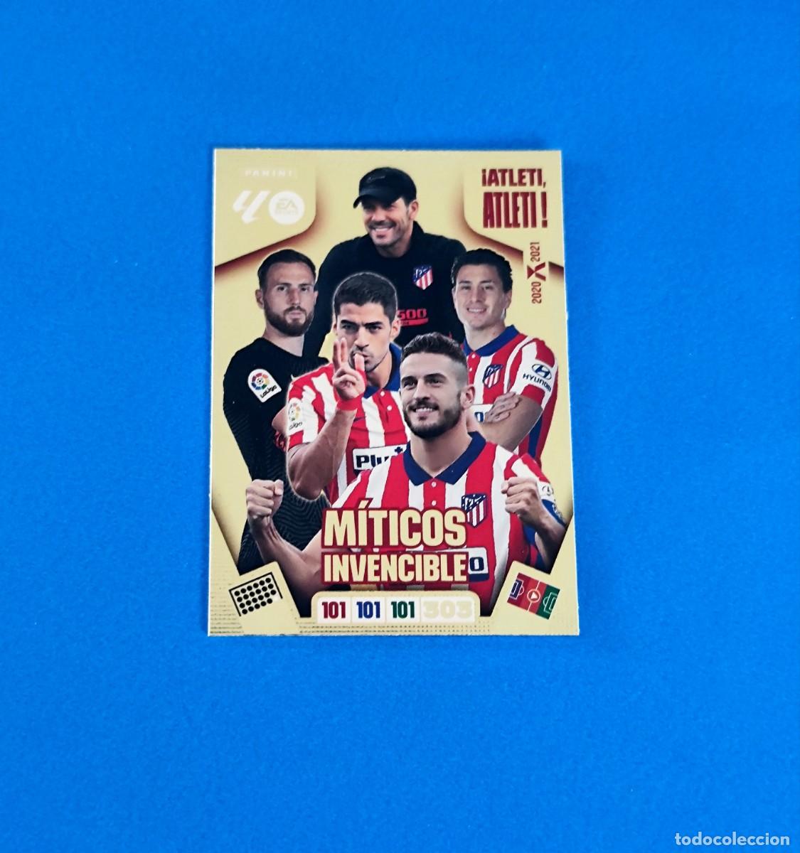 Football Stickers: Adrenalyn 2025 2026 / 25 26 M&iacute;ticos Invencibe Atleti Atleti