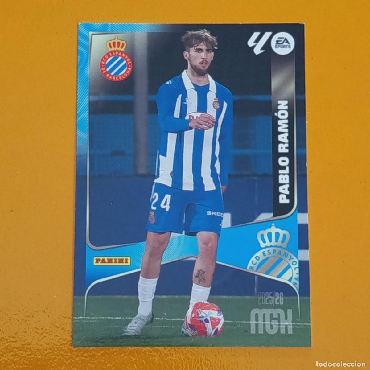 Cromos de Futebol: 152 PABLO RAM&Oacute;N. RCD ESPA&Ntilde;OL. MEGACRACKS 2025-26. PANINI