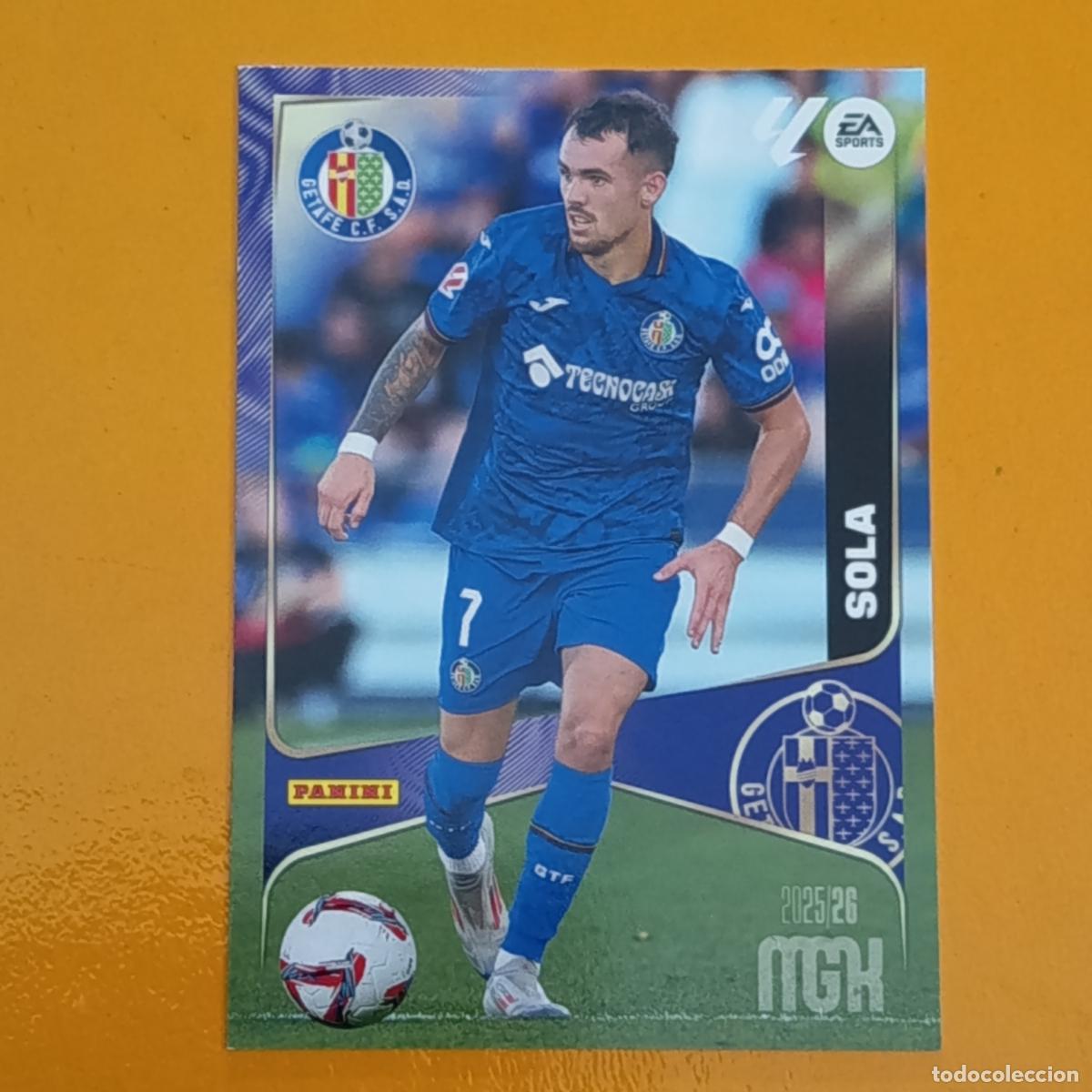 Fu&szlig;ball-Sticker: 166 SOLA. GETAFE C.F. MEGACRACKS 2025-26. PANINI