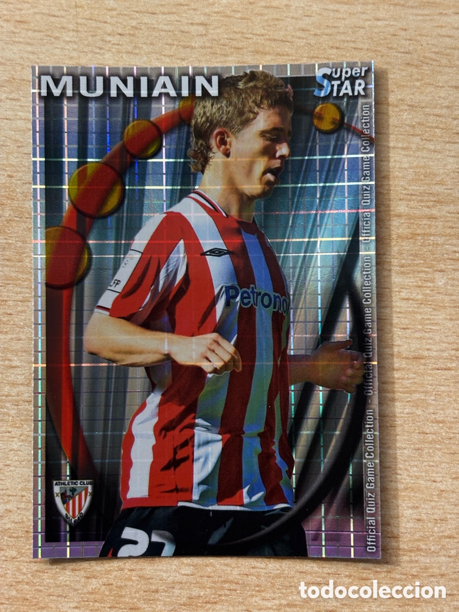 Cromos de F&uacute;tbol: # 214 Muniain Athletic Club de Bilbao Superstar Mundicromo 2011 fondo cuadros