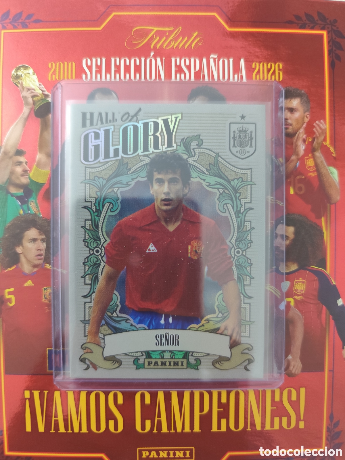 Football Stickers: HALL OF GLORY SE&Ntilde;OR SELECCI&Oacute;N ESPA&Ntilde;OLA 2010 2026 PANINI TRIBUTO