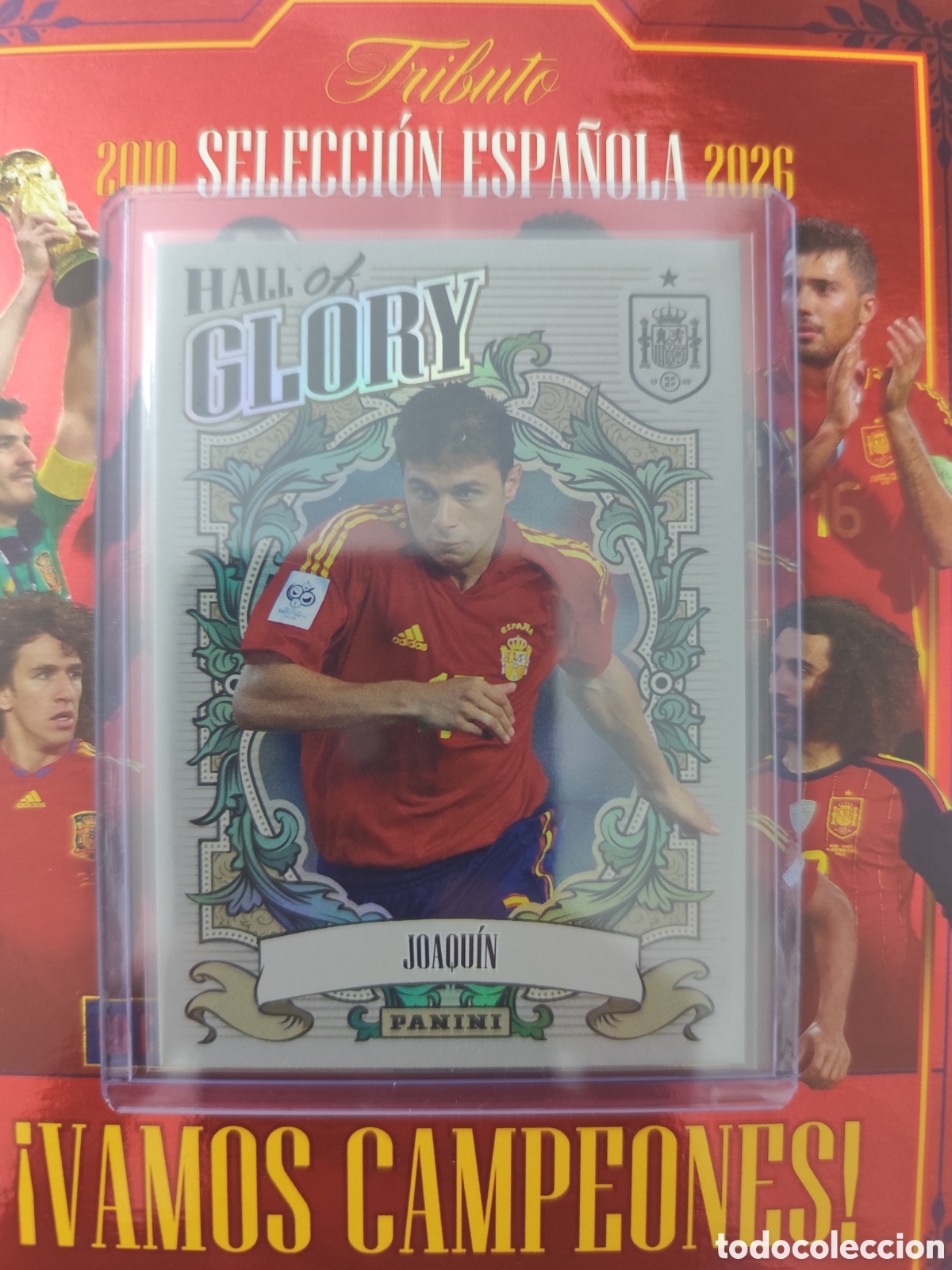 Football Stickers: JOAQUIN HALL OF GLORY SELECCI&Oacute;N ESPA&Ntilde;OLA 2010 2026 PANINI TRIBUTO