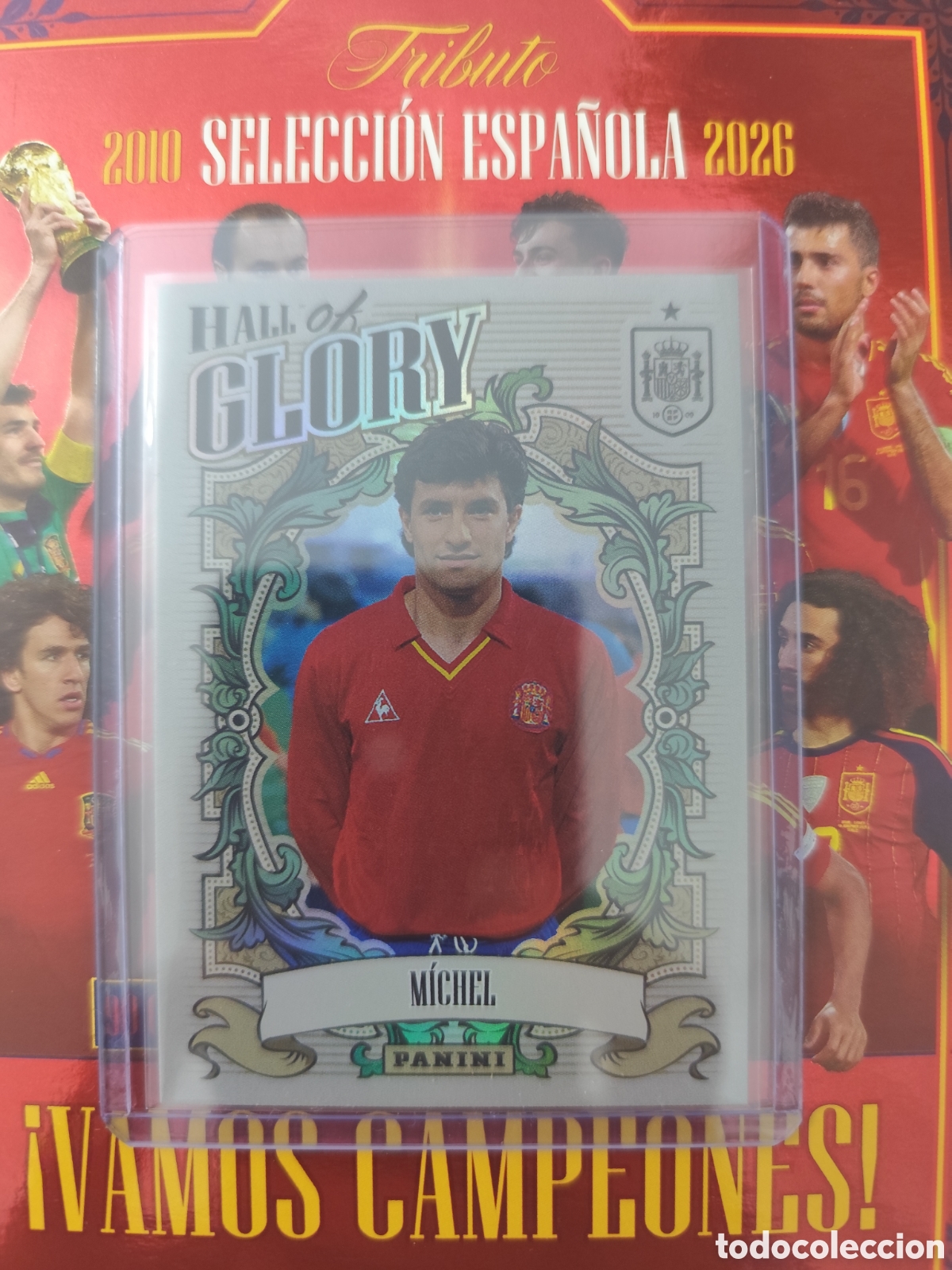 Football Stickers: HALL OF GLORY MICHEL SELECCI&Oacute;N ESPA&Ntilde;OLA 2010 2026 PANINI TRIBUTO
