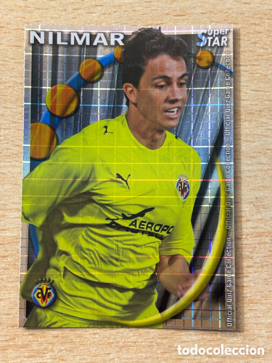 Football Stickers: # 189 Nilmar Villarreal CF Superstar Mundicromo 2011 fondo cuadros
