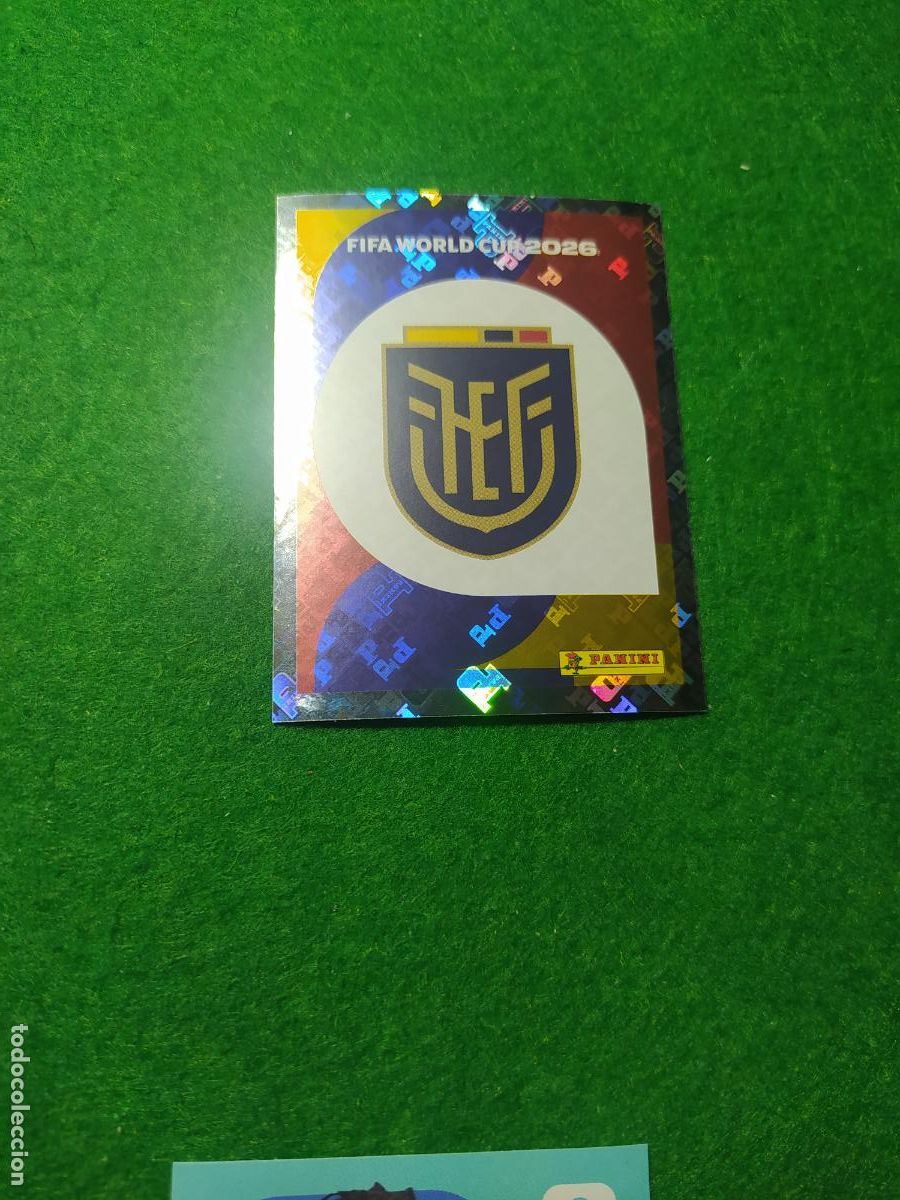 Football Stickers: OFFICIAL STICKER COLLECTION WORLD CUP MUNDIAL 2026 - ECUADOR N&ordm; 1 ESCUDO