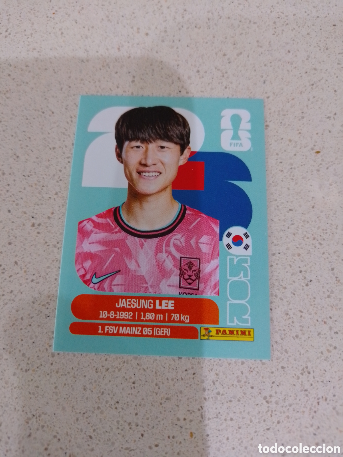 Cromos de f&uacute;tbol: CROMO NUMERO 10 LEE COREA. MUNDIAL 2026. PANINI.
