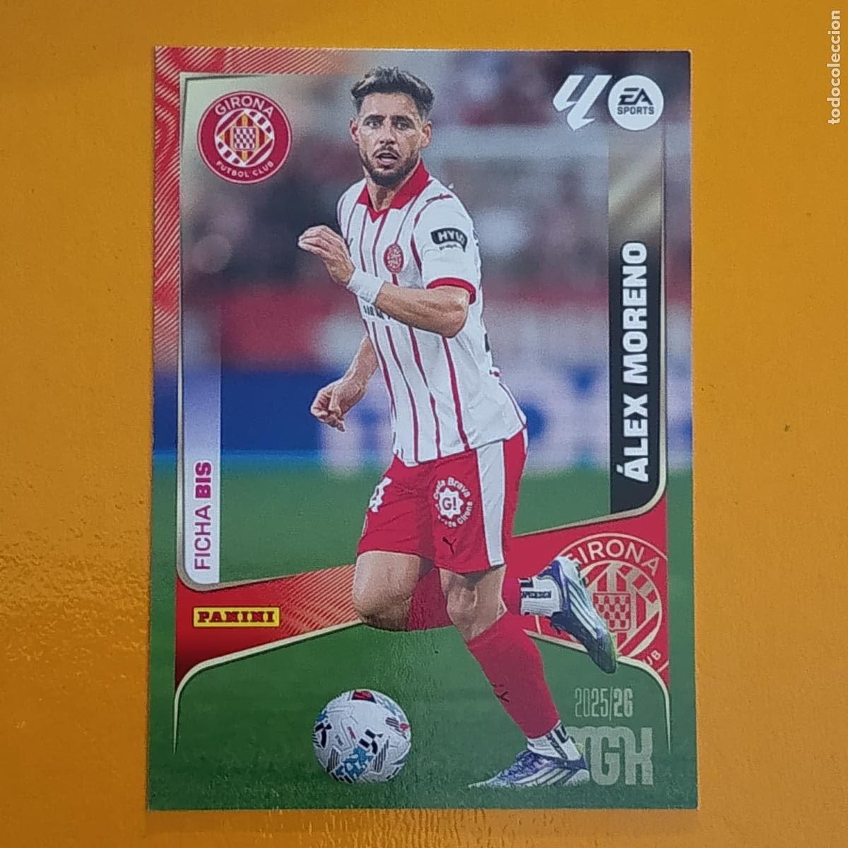 Cromos de f&uacute;tbol: 188 FICHA BIS. &Aacute;LEX MORENO. GIRONA F.C. MEGACRACKS 2025-26. PANINI