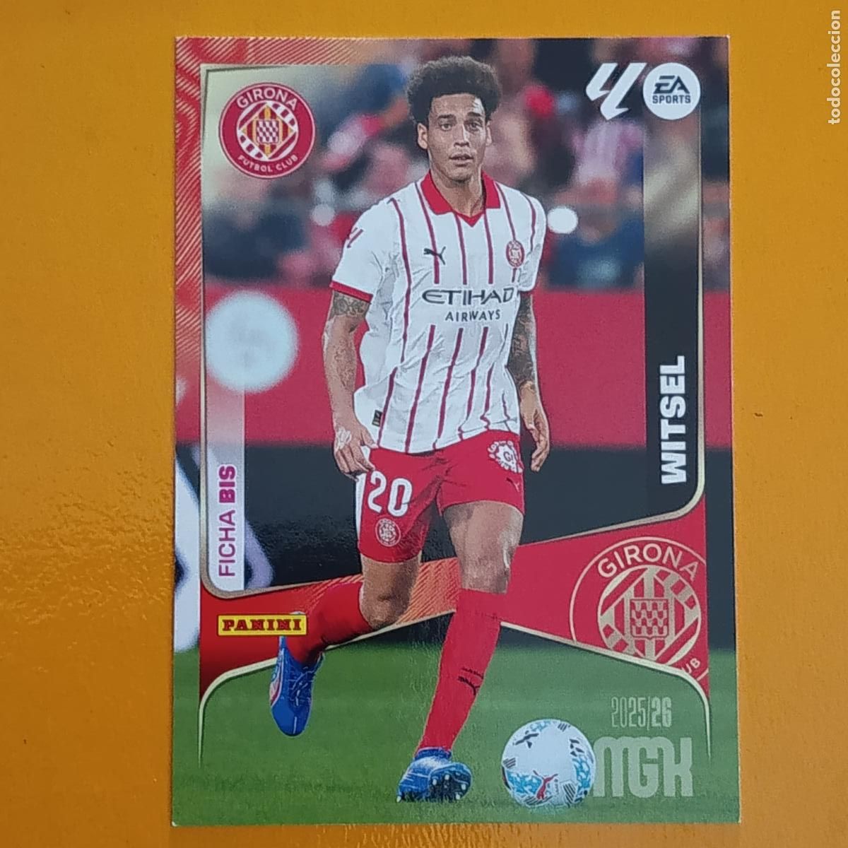 Cromos de f&uacute;tbol: 192 FICHA BIS. WITSEL. GIRONA F.C. MEGACRACKS 2025-26. PANINI