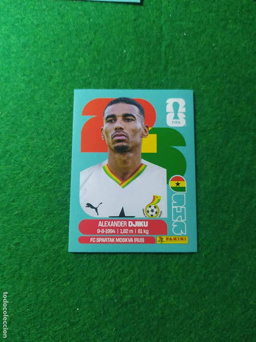 Cromos de f&uacute;tbol: OFFICIAL STICKER COLLECTION WORLD CUP MUNDIAL 2026 - GHANA N&ordm; 6 DJIKU