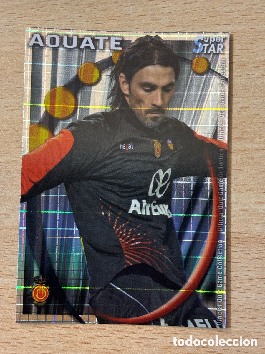 Cartes &agrave; collectionner de Football: # 131 Aouate RCD Mallorca Superstar Mundicromo 2011 fondo cuadros