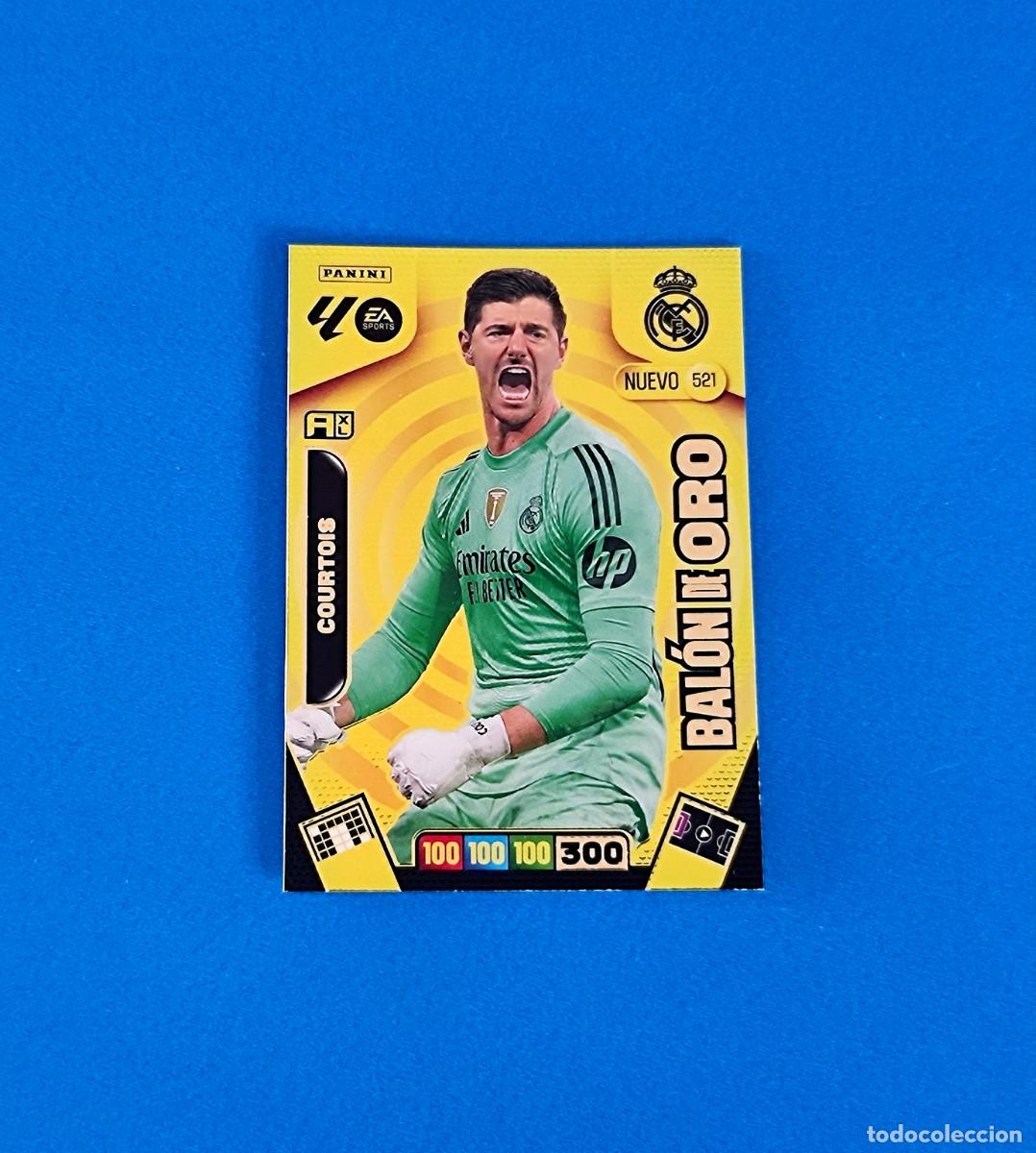 Cromos de F&uacute;tbol: Adrenalyn 2025 2026 / 25 26 Nuevo Bal&oacute;n de Oro 521 Courtois Real Madrid
