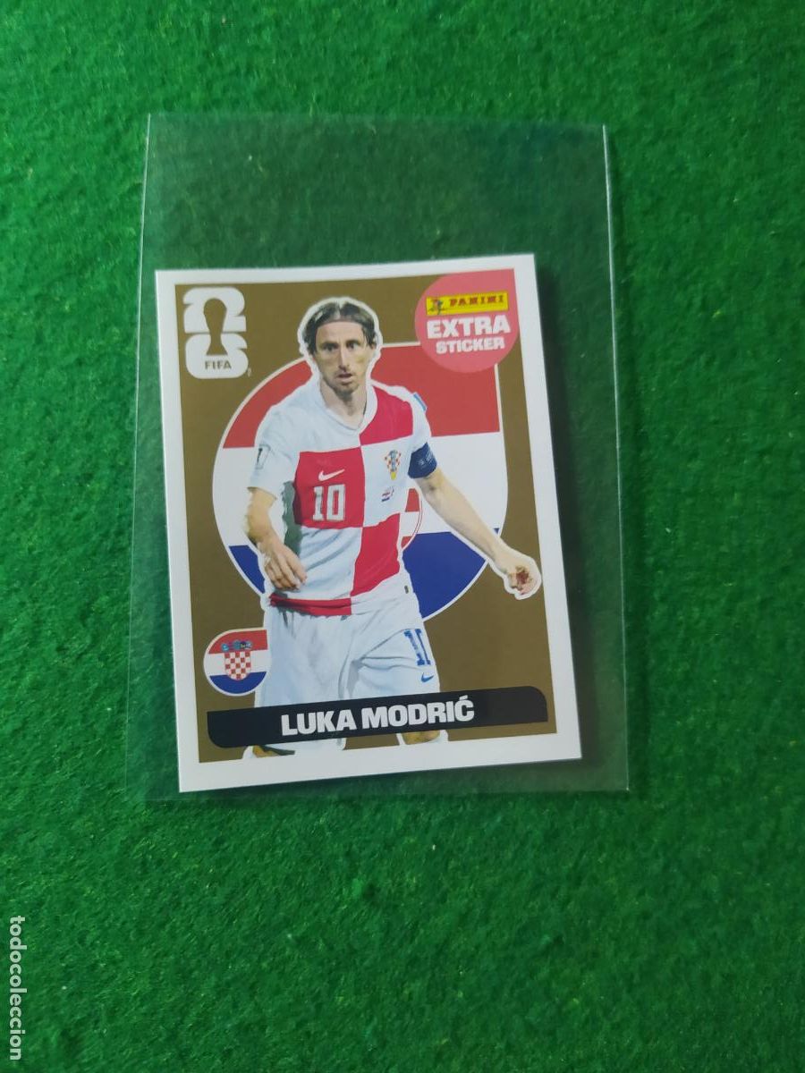 Cromos de F&uacute;tbol: OFFICIAL STICKER COLLECTION WORLD CUP MUNDIAL 2026 - EXTRA STICKER MODRIC CROACIA BRONCE