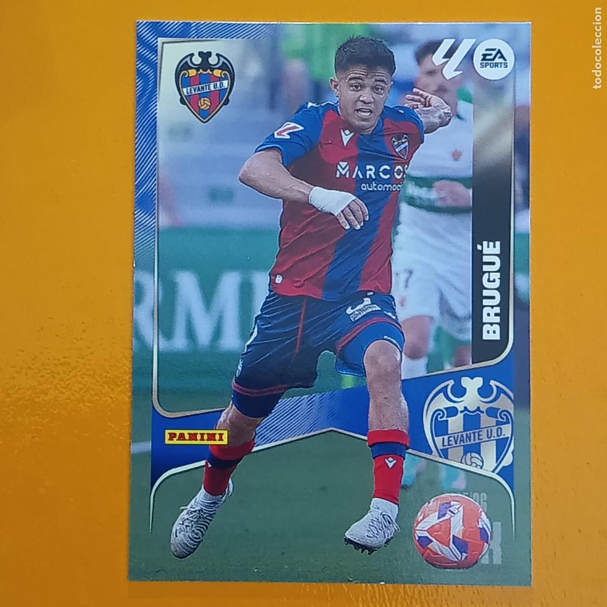Cromos de F&uacute;tbol: 214 BRUGU&Eacute;. LEVANTE U.D. MEGACRACKS 2025-26. PANINI