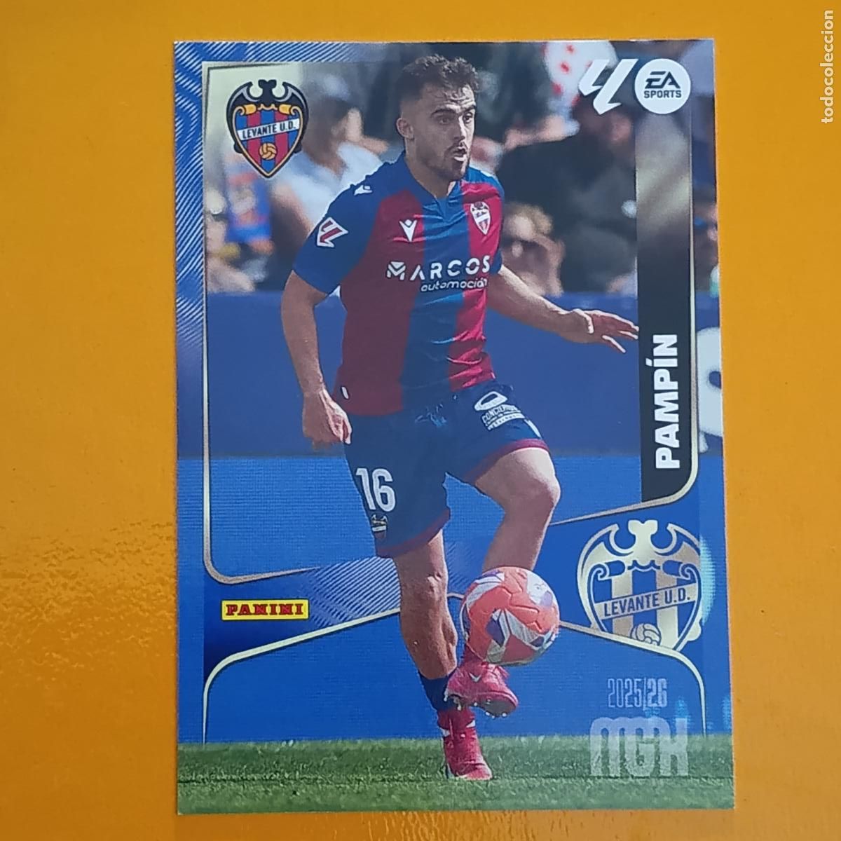 Cromos de F&uacute;tbol: 206 PAMP&Iacute;N. LEVANTE U.D. MEGACRACKS 2025-26. PANINI